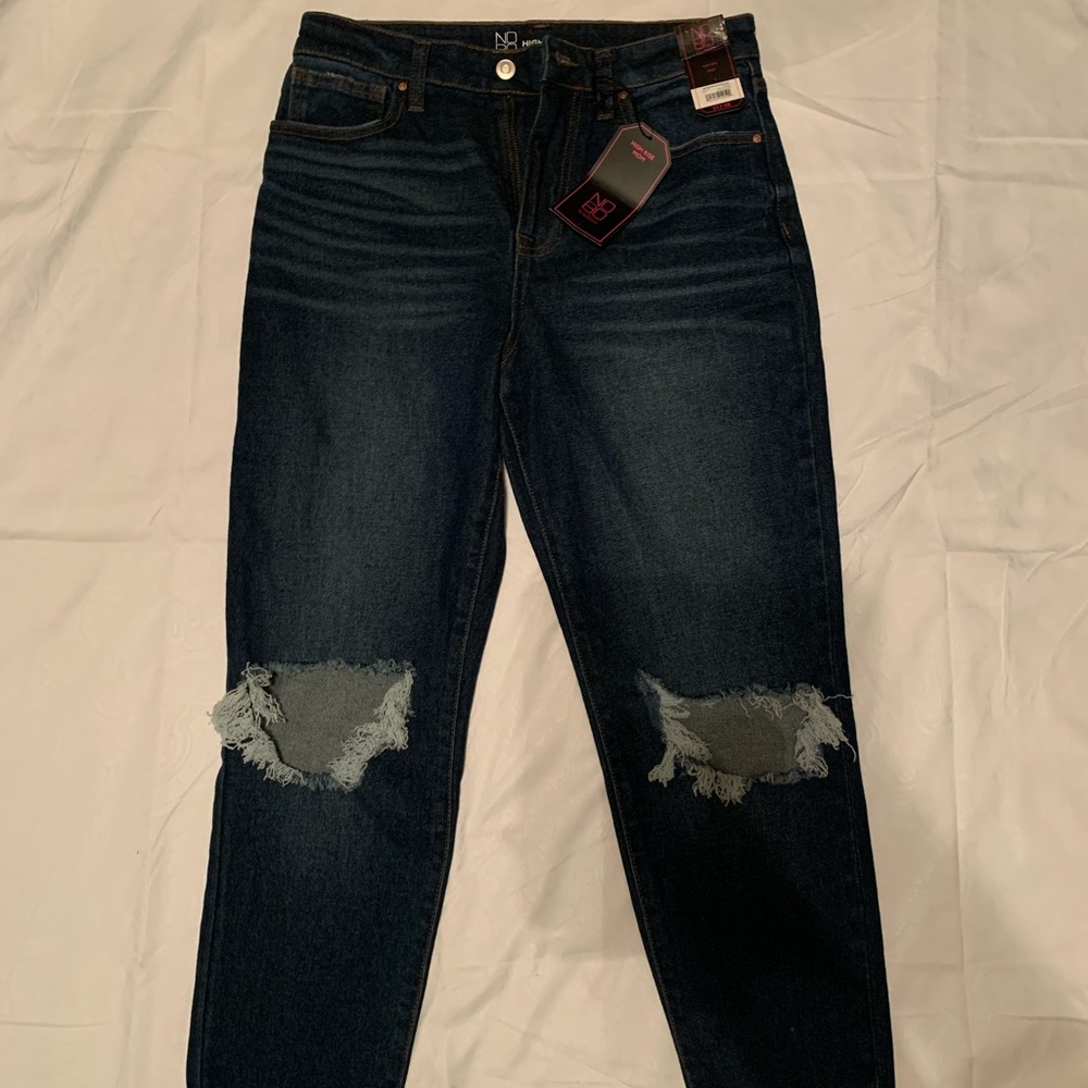 NOBO high rise ripped jeans NWT